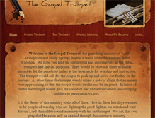 Tablet Screenshot of gospeltrumpet.org